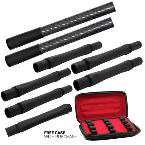 Stella Slimline Barrel Kit w/ Spiral Fronts OR Carbon Fiber Whip Tips - Autococker